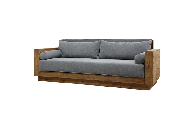 good price and quality Rustic recycled wood sofa