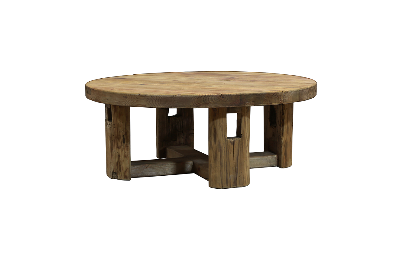 customized Farm style round coffee table components